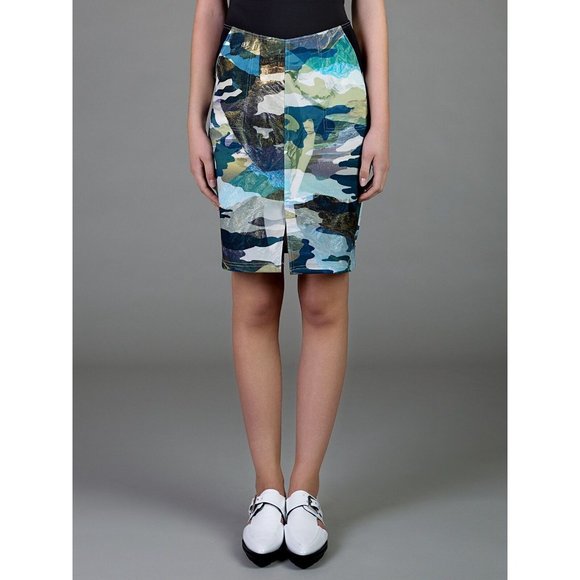 CAMEO The Label RUN AWAY Pencil Skirt Range & River NEOPRENE ( XS ) - Picture 2 of 5